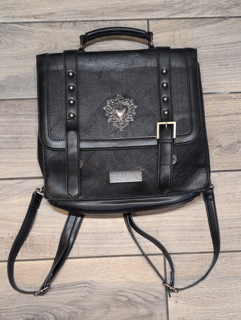 Killstar Eternity's End Faux Leather Backpack Gothic Punk Alt Vampire